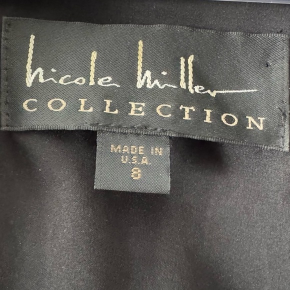 NICOLE MILLER LONG SLEEVE MIDI 1/4 ZIP UP KNIT DRESS SIZE 8 SEE MEASUREMENTS - Picture 5 of 5